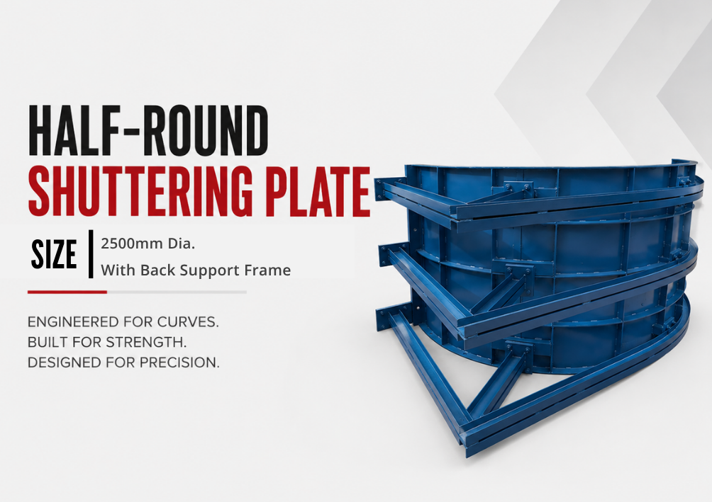 Half Round Shuttering Plate (2500mm Dia)